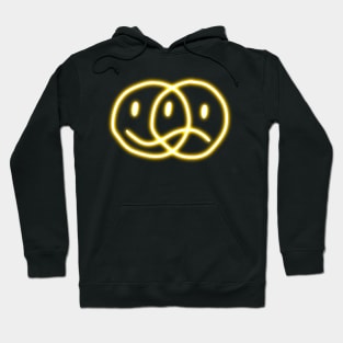 Happy Sad Neon Sign Hoodie